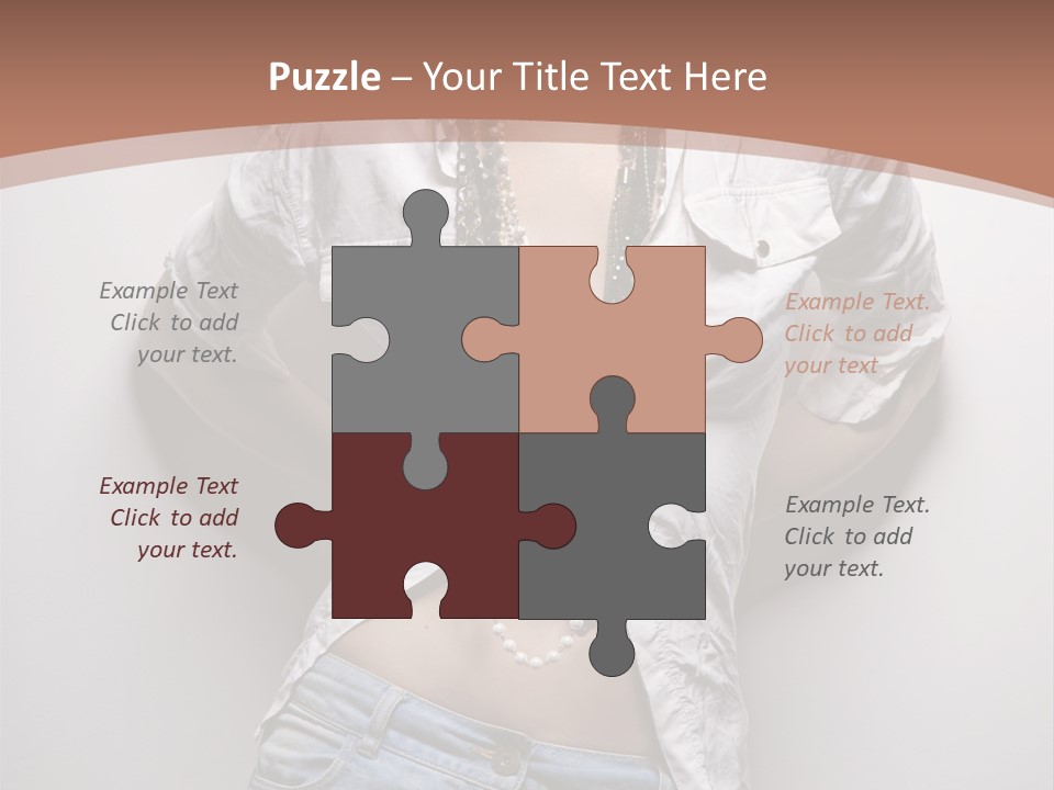 Background Attractive Hair PowerPoint Template