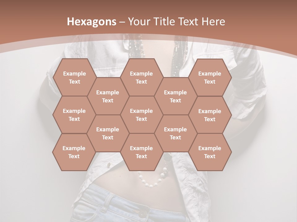 Background Attractive Hair PowerPoint Template