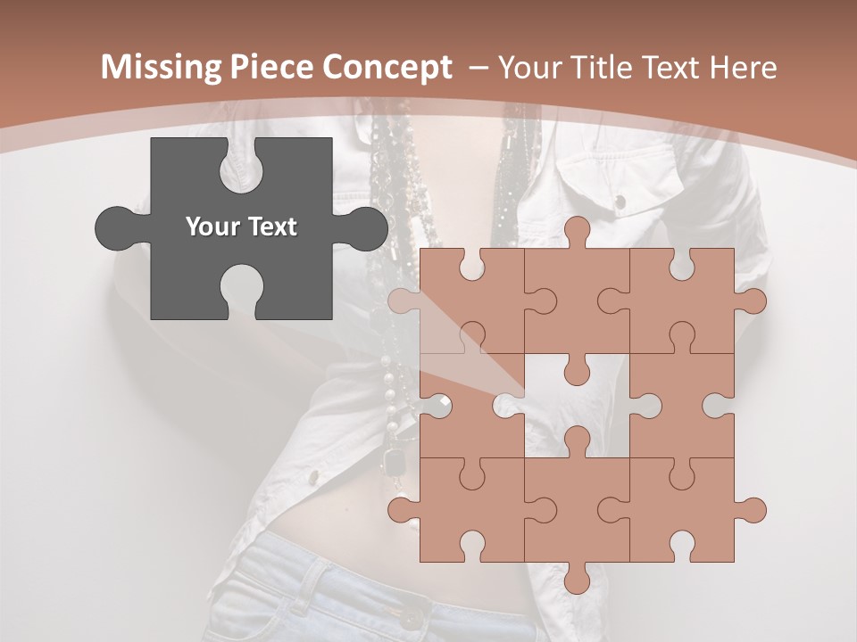 Background Attractive Hair PowerPoint Template