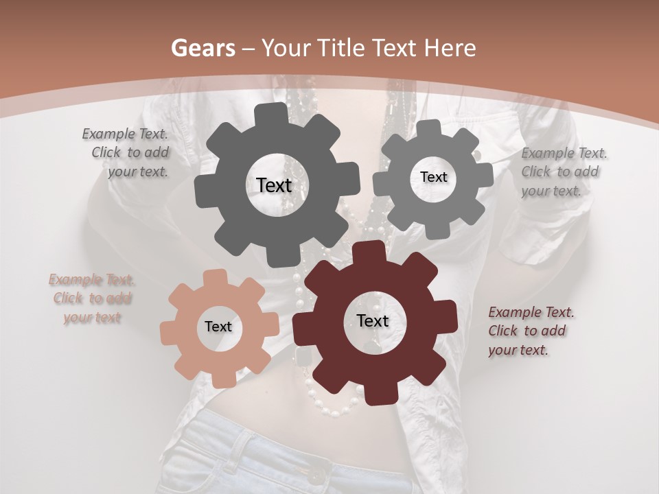 Background Attractive Hair PowerPoint Template