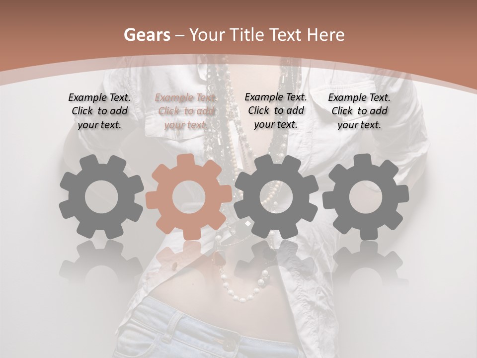 Background Attractive Hair PowerPoint Template