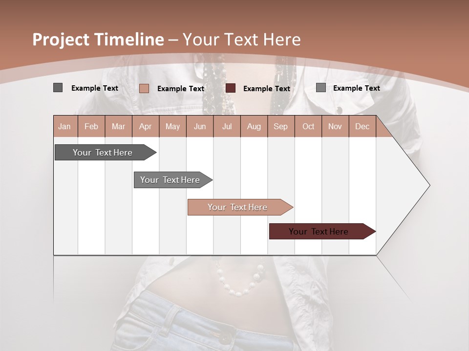 Background Attractive Hair PowerPoint Template