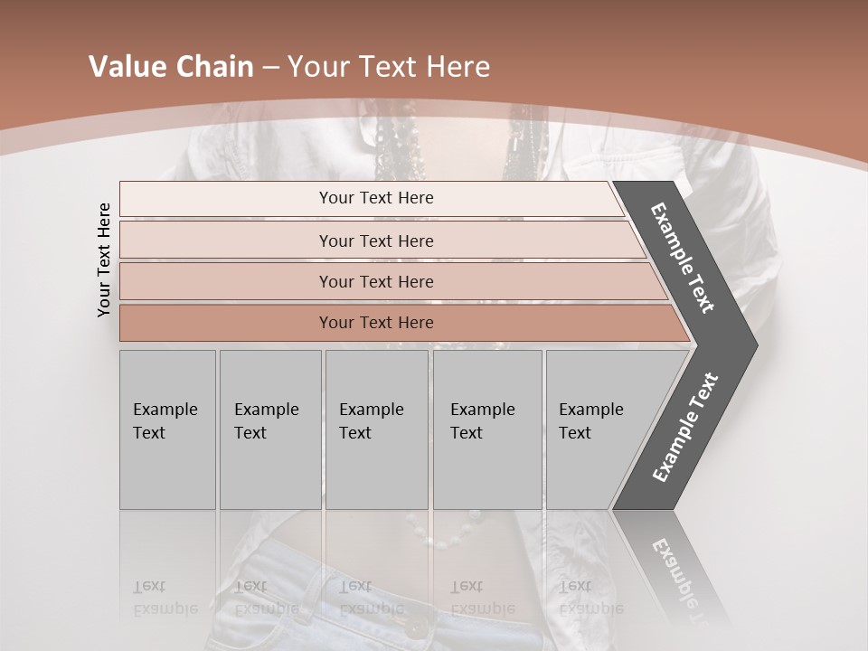 Background Attractive Hair PowerPoint Template