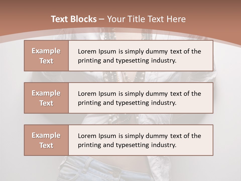 Background Attractive Hair PowerPoint Template