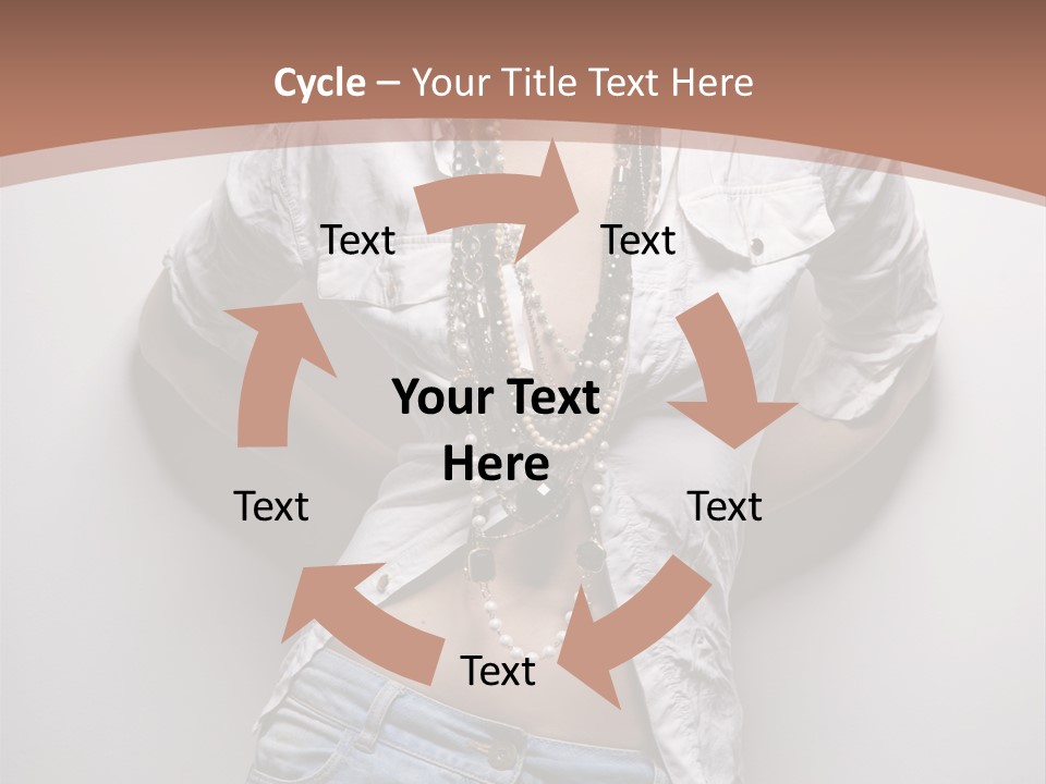 Background Attractive Hair PowerPoint Template