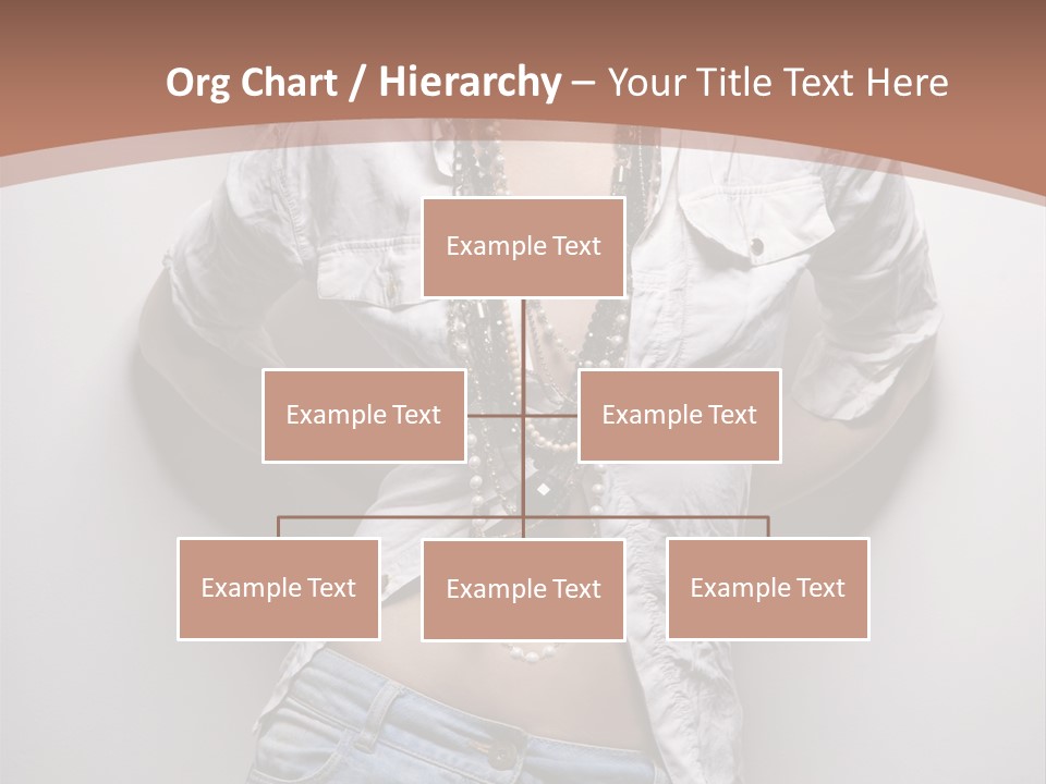 Background Attractive Hair PowerPoint Template