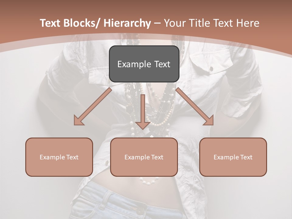Background Attractive Hair PowerPoint Template