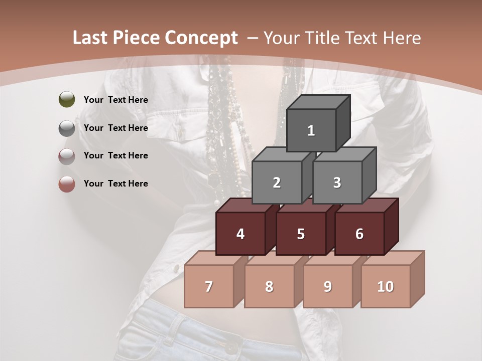 Background Attractive Hair PowerPoint Template