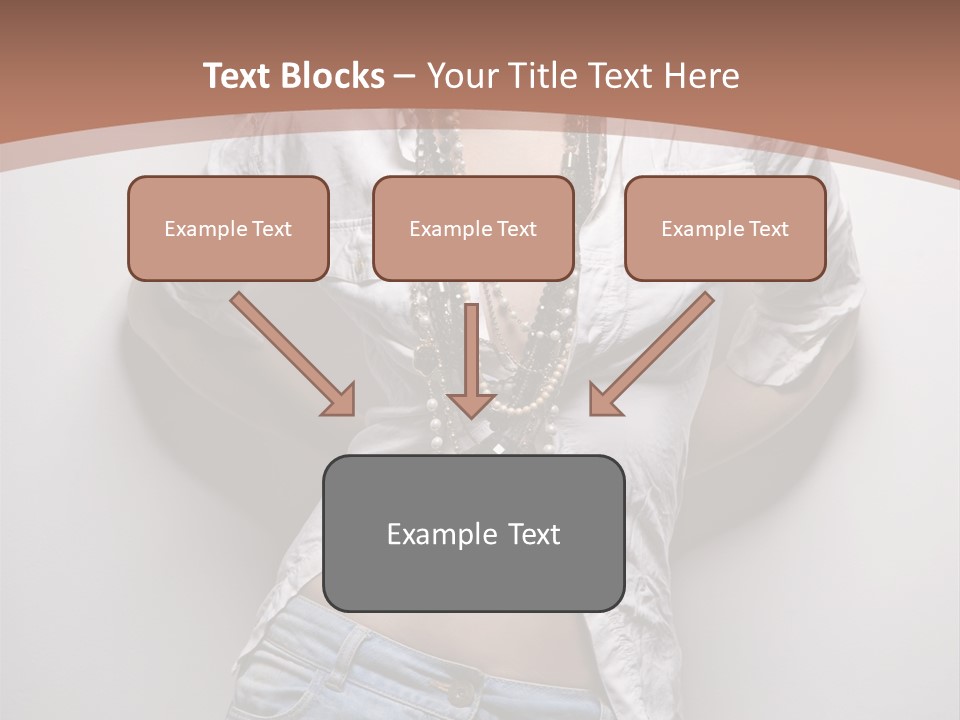 Background Attractive Hair PowerPoint Template