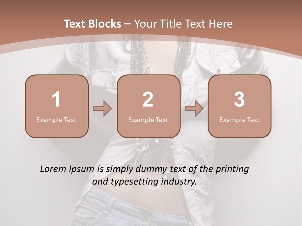 Background Attractive Hair PowerPoint Template