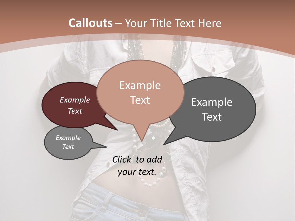 Background Attractive Hair PowerPoint Template