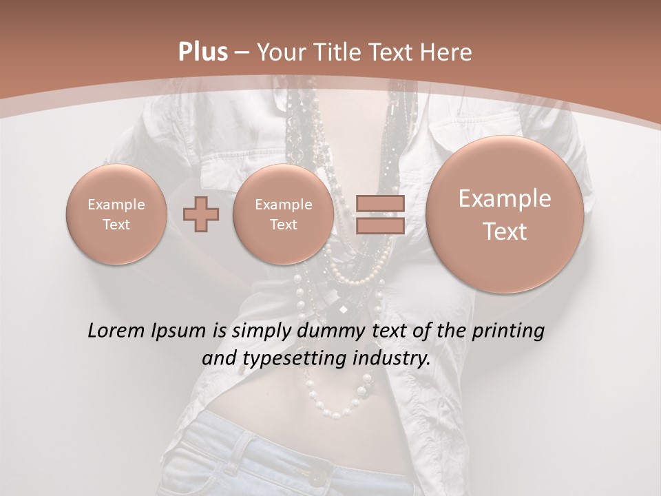 Background Attractive Hair PowerPoint Template