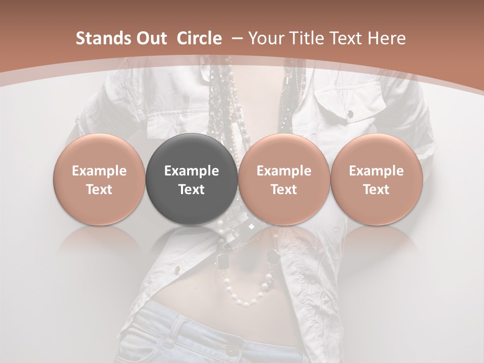 Background Attractive Hair PowerPoint Template