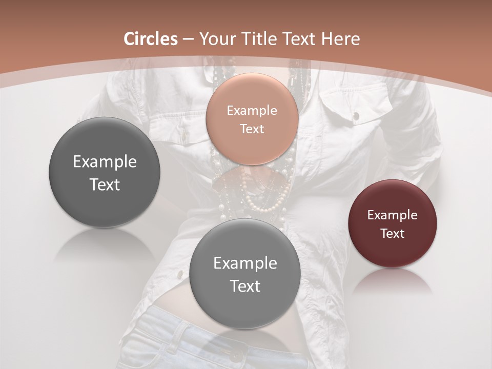 Background Attractive Hair PowerPoint Template