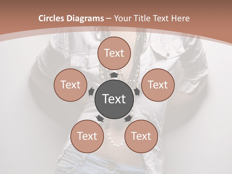 Background Attractive Hair PowerPoint Template