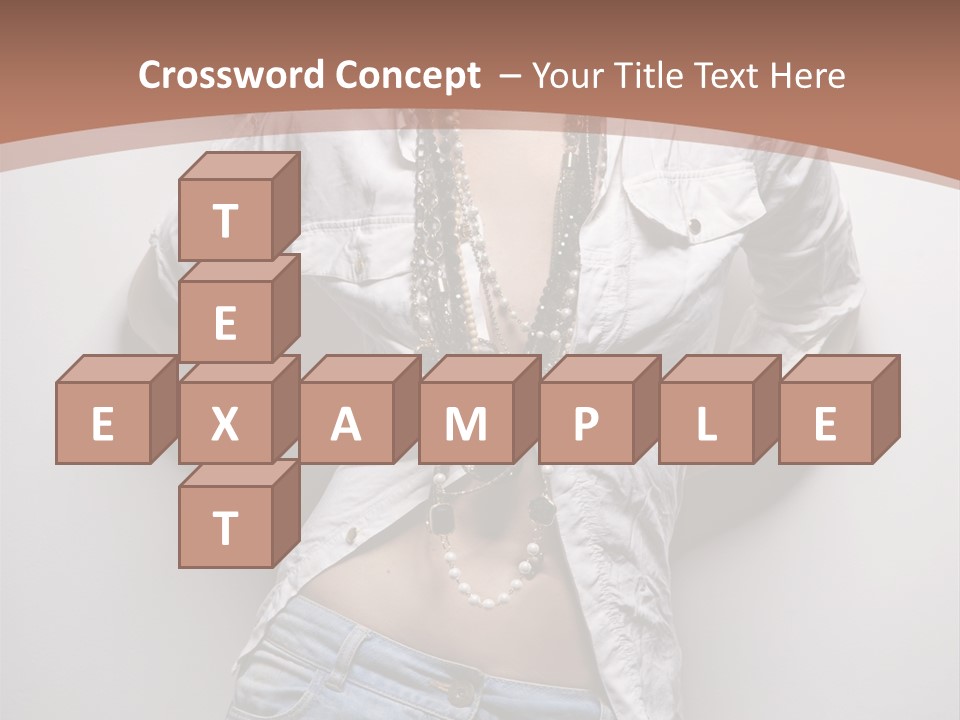 Background Attractive Hair PowerPoint Template