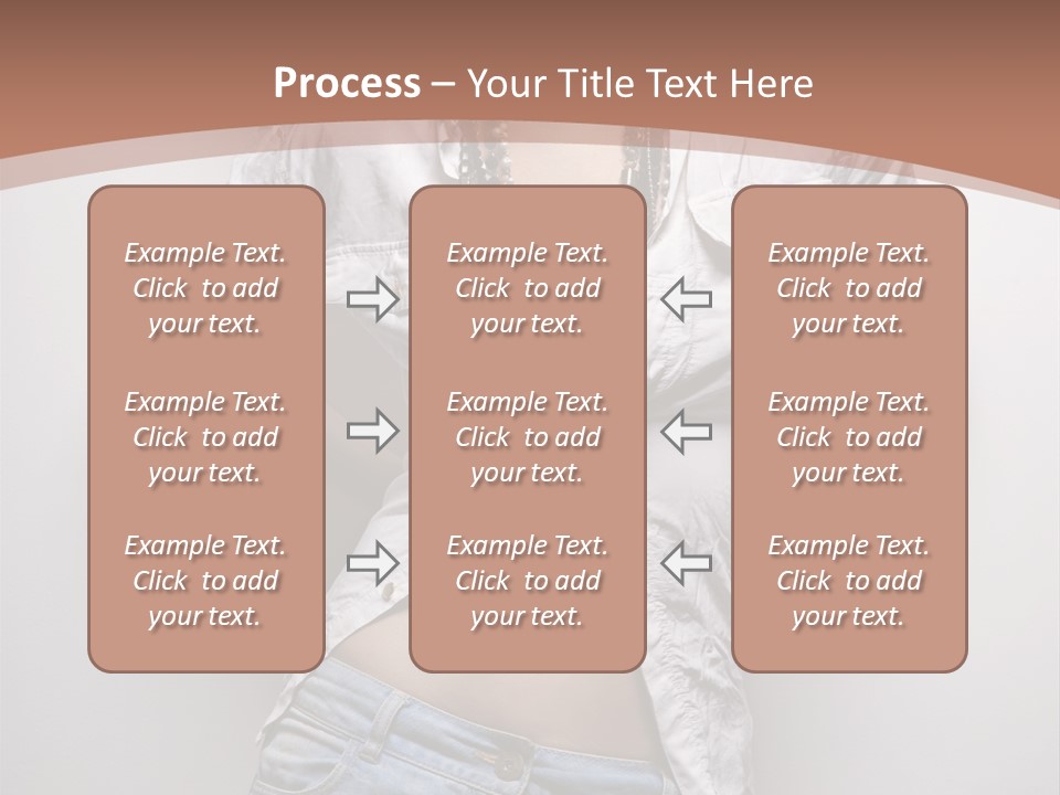 Background Attractive Hair PowerPoint Template