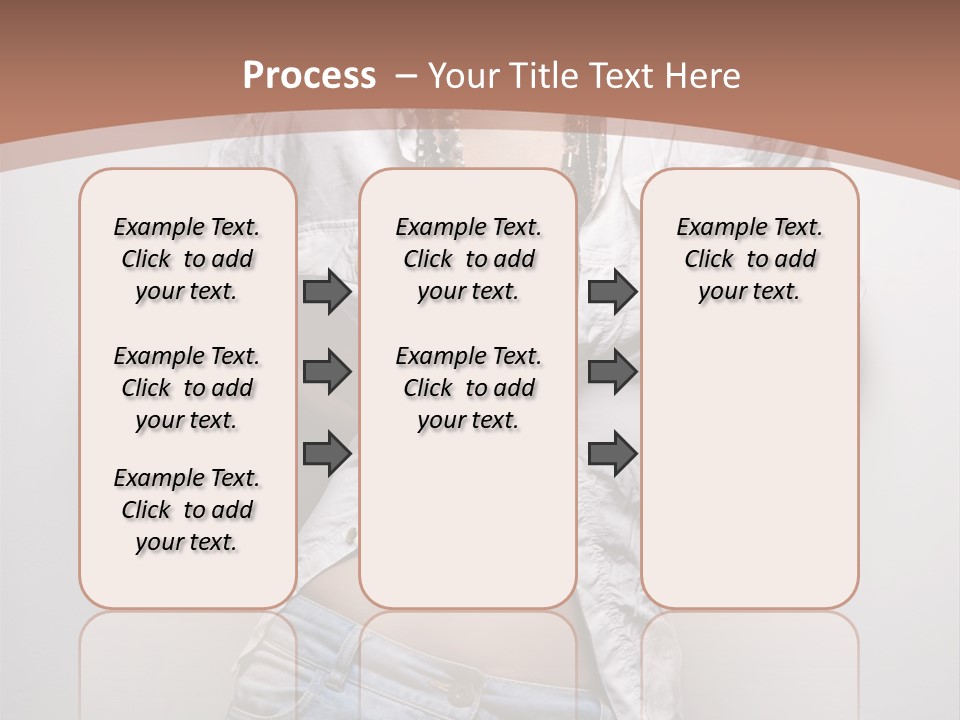 Background Attractive Hair PowerPoint Template