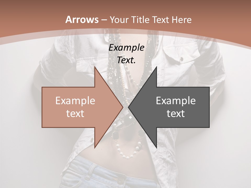 Background Attractive Hair PowerPoint Template