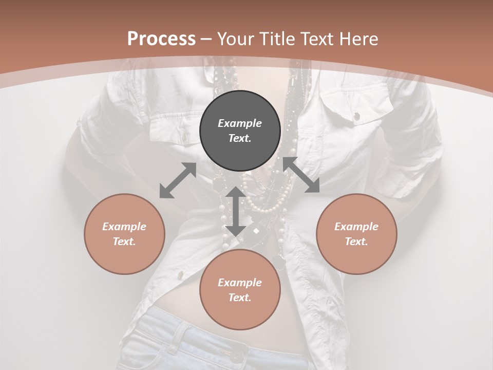 Background Attractive Hair PowerPoint Template