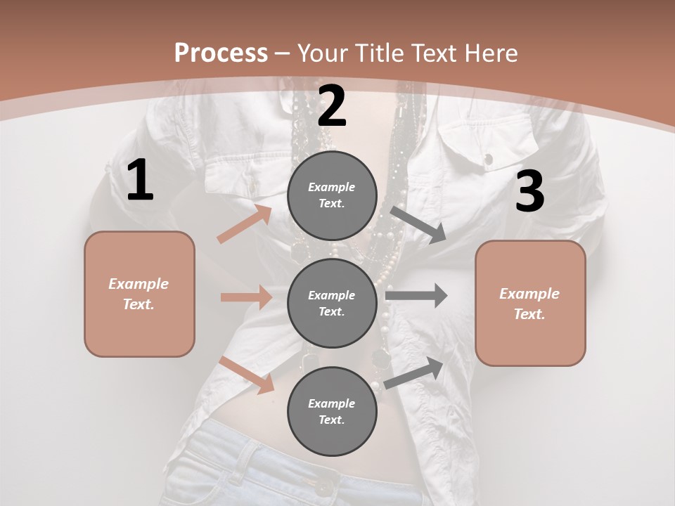 Background Attractive Hair PowerPoint Template