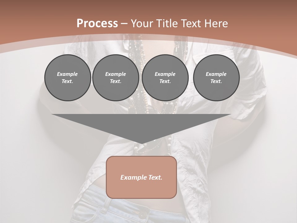 Background Attractive Hair PowerPoint Template