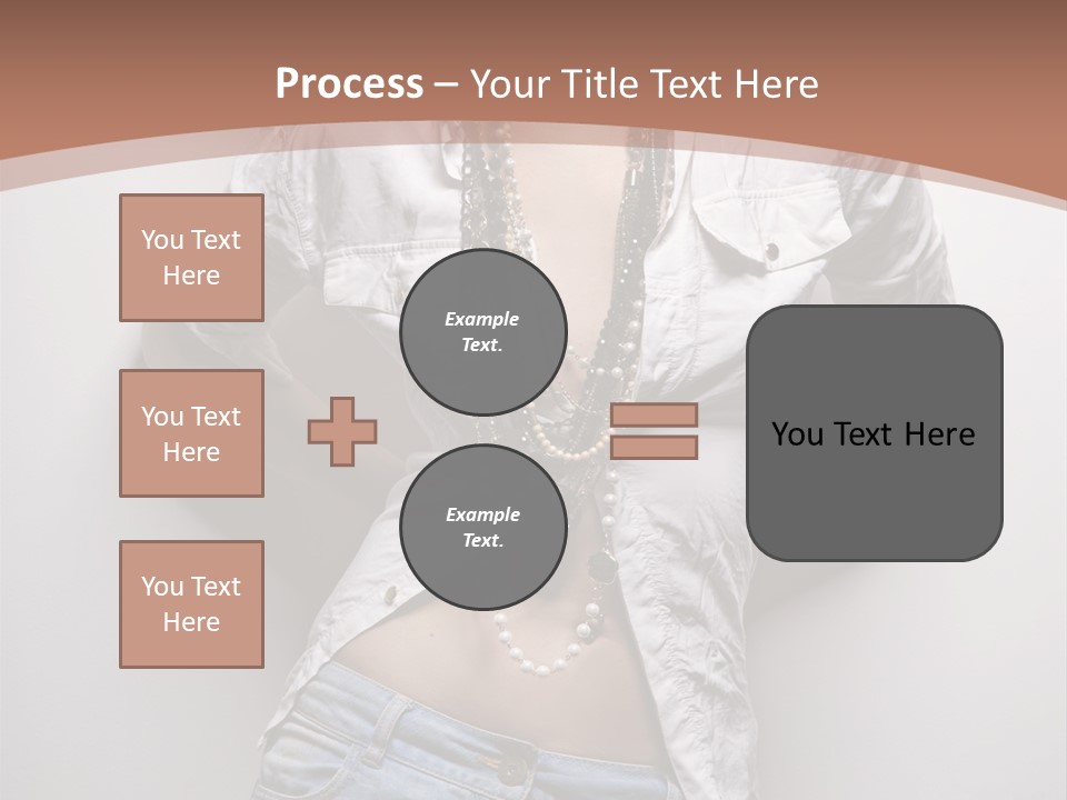 Background Attractive Hair PowerPoint Template