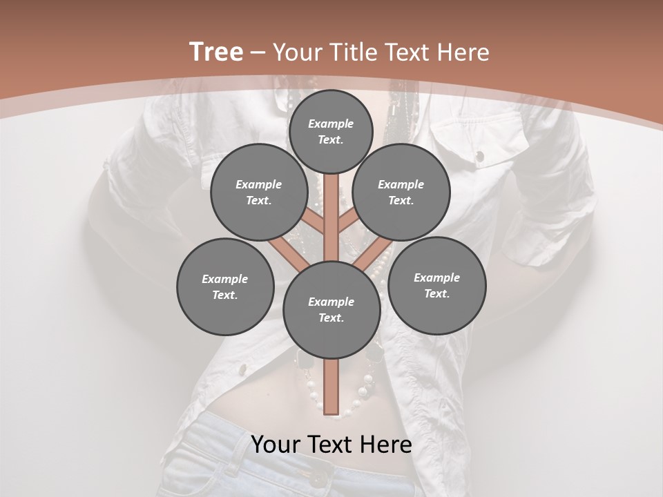 Background Attractive Hair PowerPoint Template