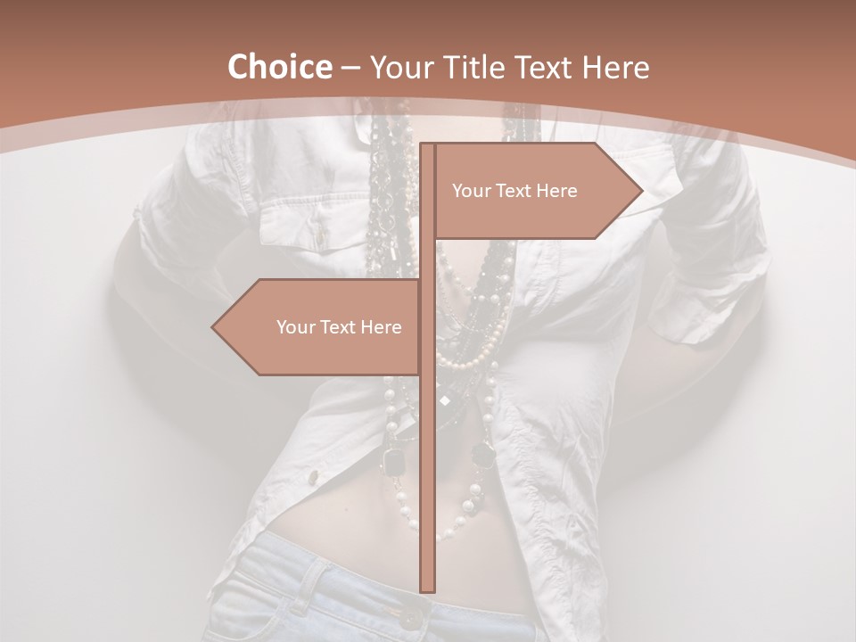 Background Attractive Hair PowerPoint Template