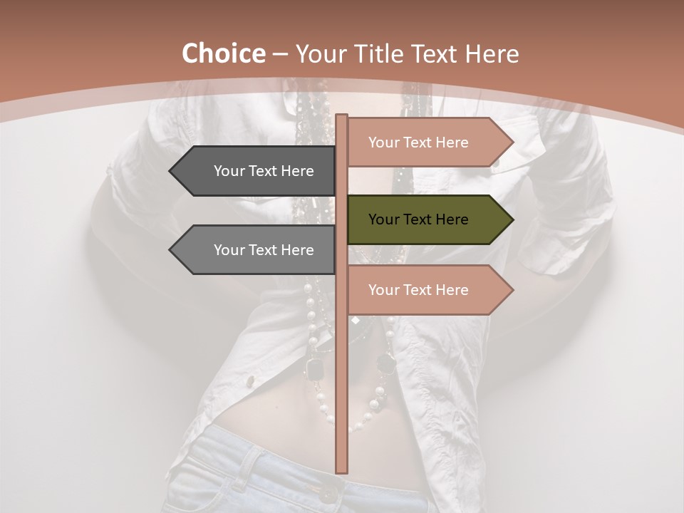 Background Attractive Hair PowerPoint Template