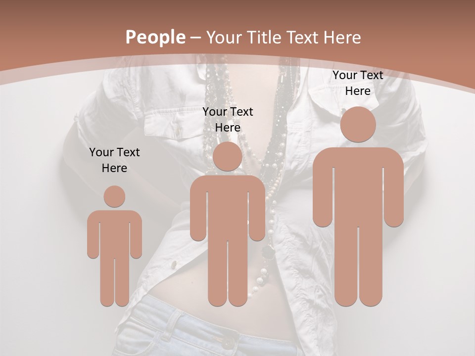 Background Attractive Hair PowerPoint Template