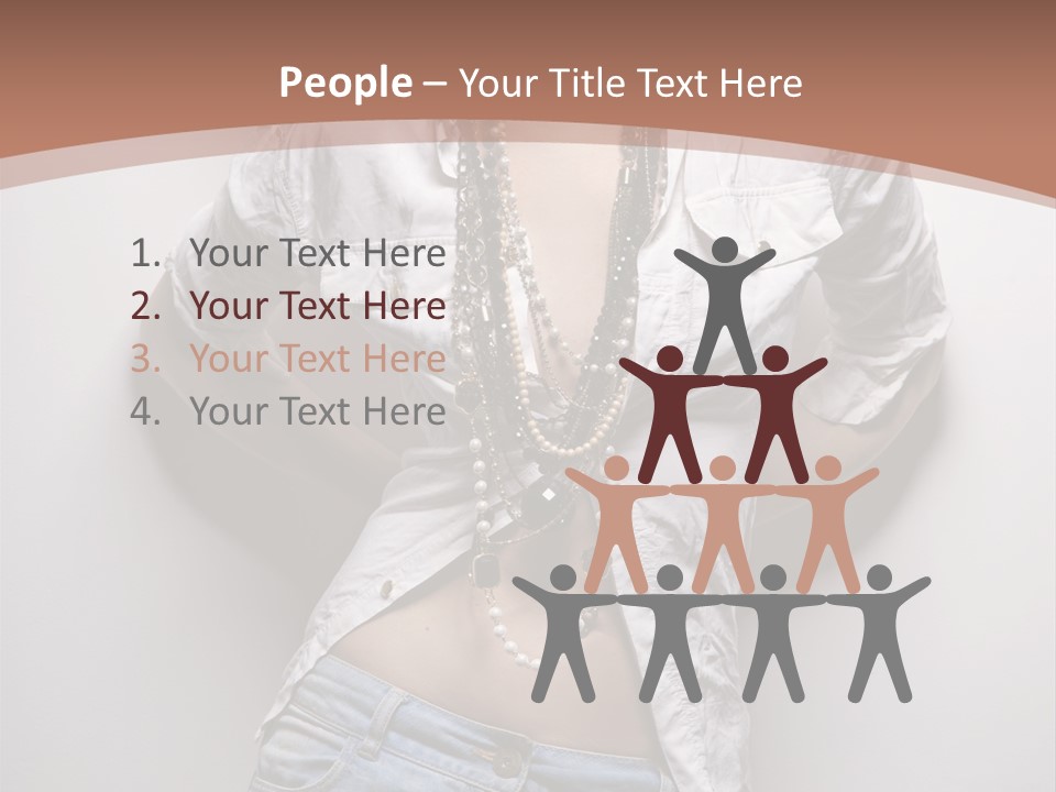 Background Attractive Hair PowerPoint Template