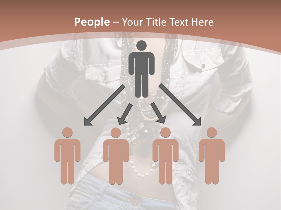 Background Attractive Hair PowerPoint Template