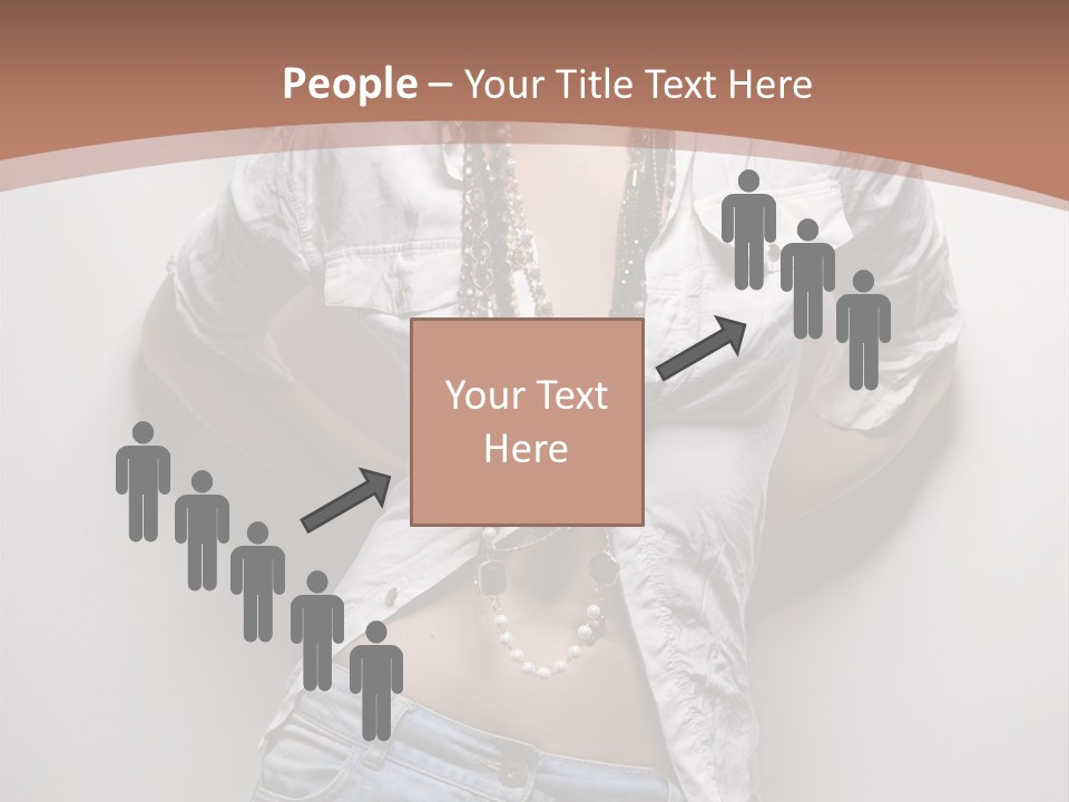 Background Attractive Hair PowerPoint Template