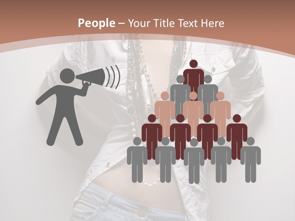 Background Attractive Hair PowerPoint Template