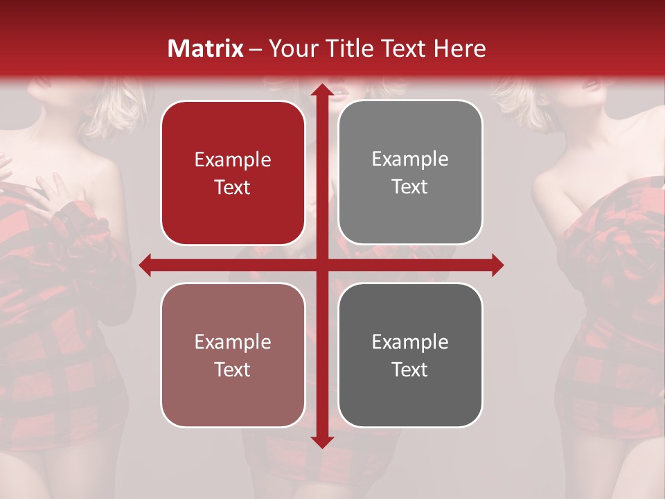 Sale Model Caucasian PowerPoint Template