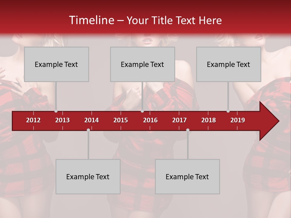 Sale Model Caucasian PowerPoint Template