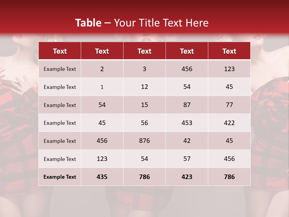 Sale Model Caucasian PowerPoint Template