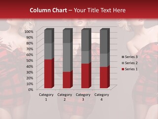 Sale Model Caucasian PowerPoint Template