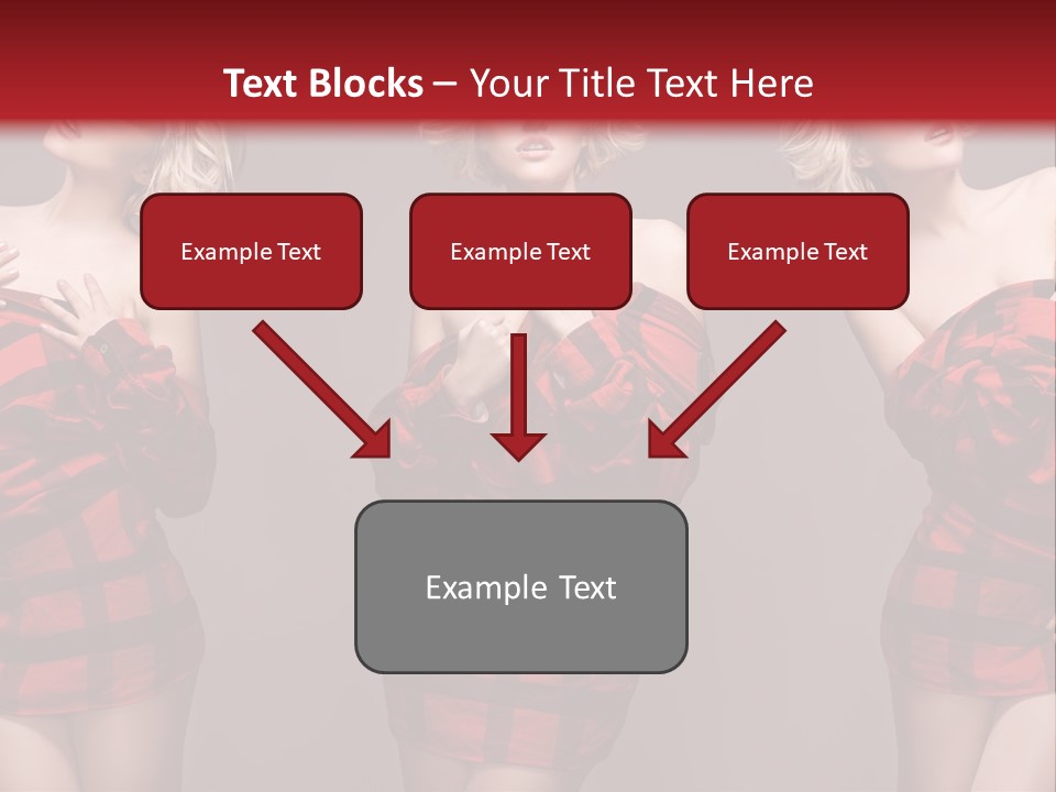 Sale Model Caucasian PowerPoint Template