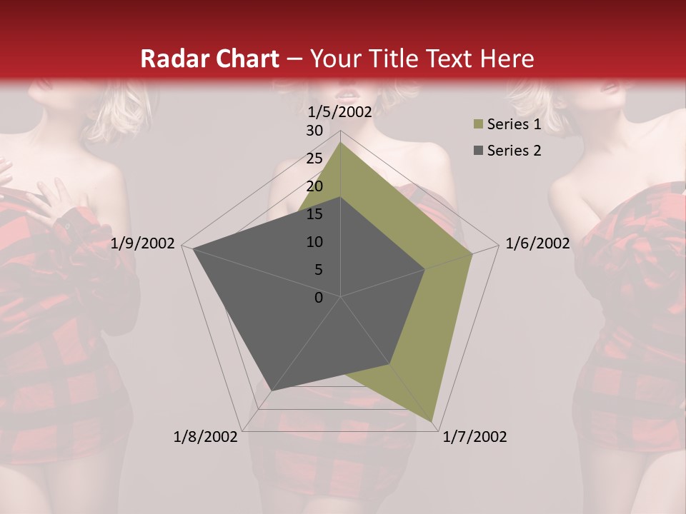 Sale Model Caucasian PowerPoint Template