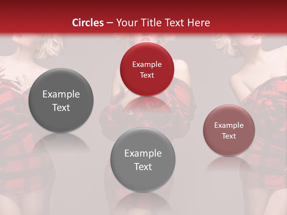 Sale Model Caucasian PowerPoint Template