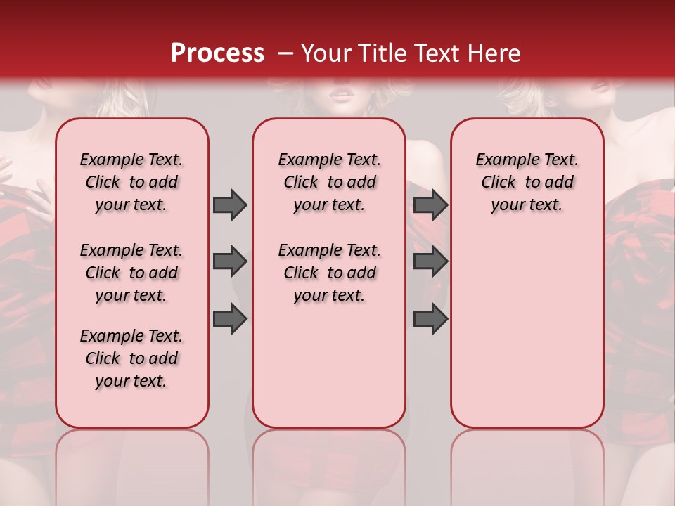 Sale Model Caucasian PowerPoint Template