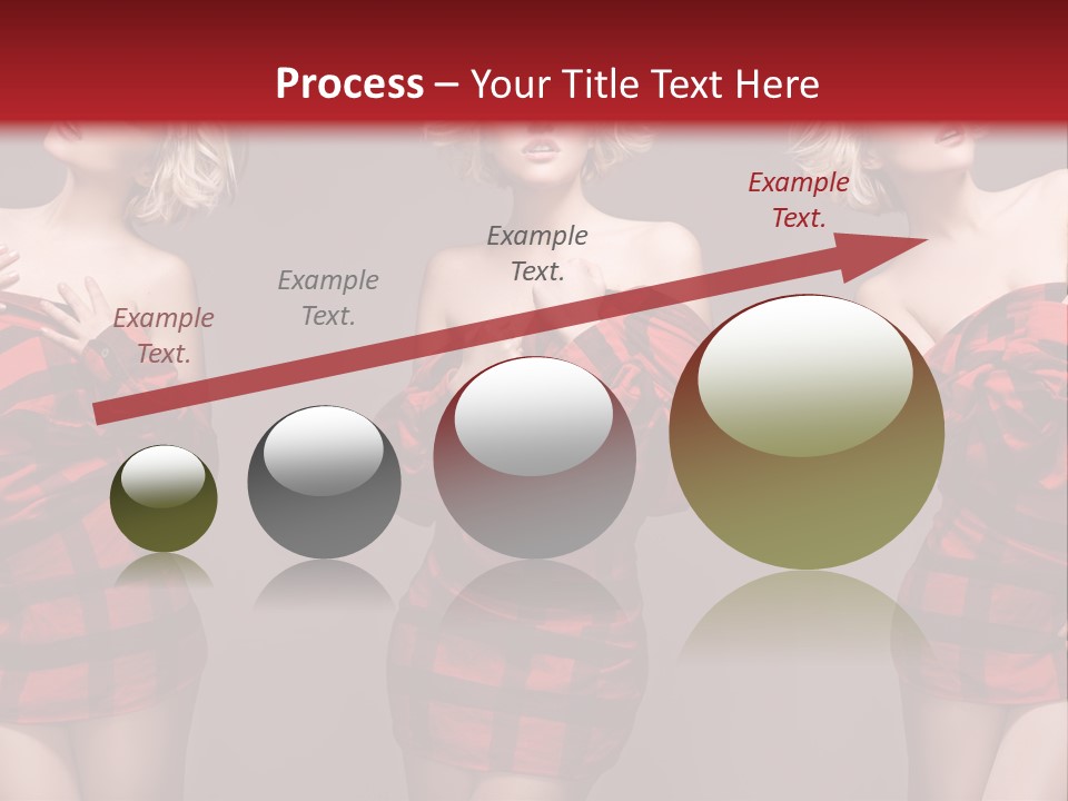 Sale Model Caucasian PowerPoint Template