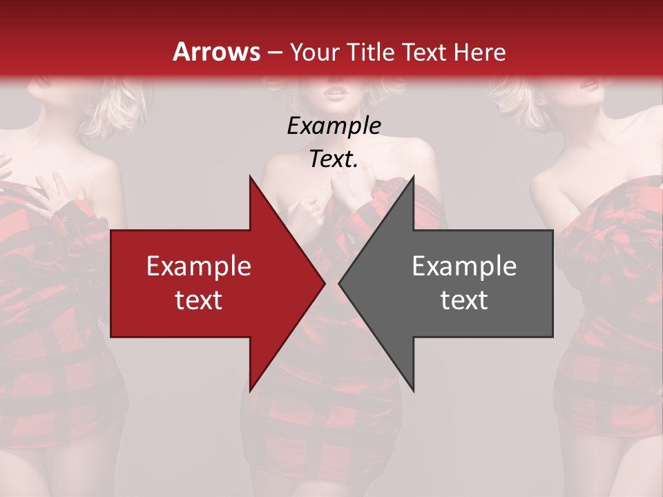 Sale Model Caucasian PowerPoint Template