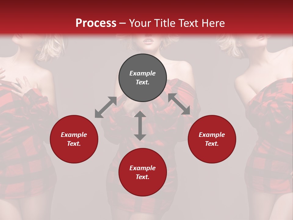 Sale Model Caucasian PowerPoint Template