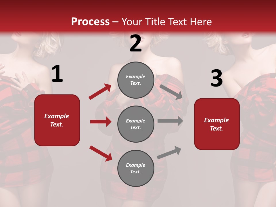 Sale Model Caucasian PowerPoint Template