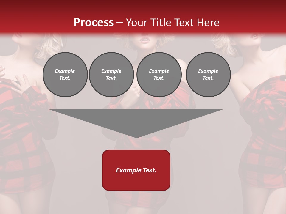 Sale Model Caucasian PowerPoint Template