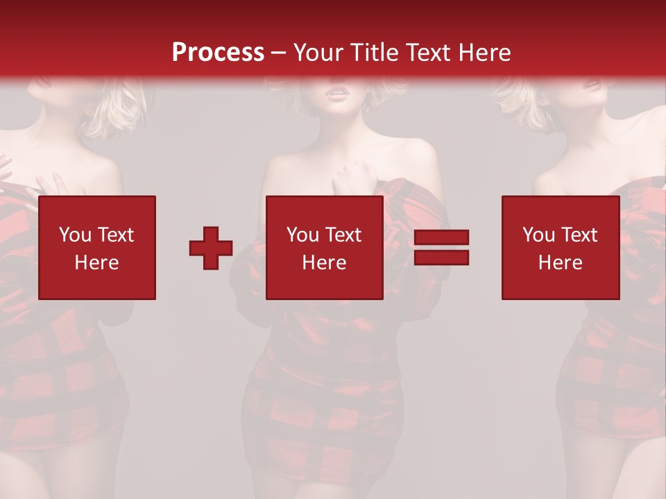 Sale Model Caucasian PowerPoint Template