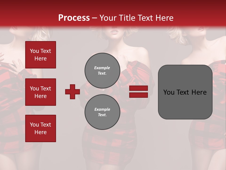 Sale Model Caucasian PowerPoint Template